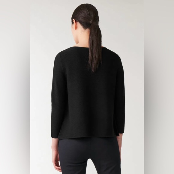 COS A-Line Merino Wool Sweater, sz XS - Picture 3 of 12